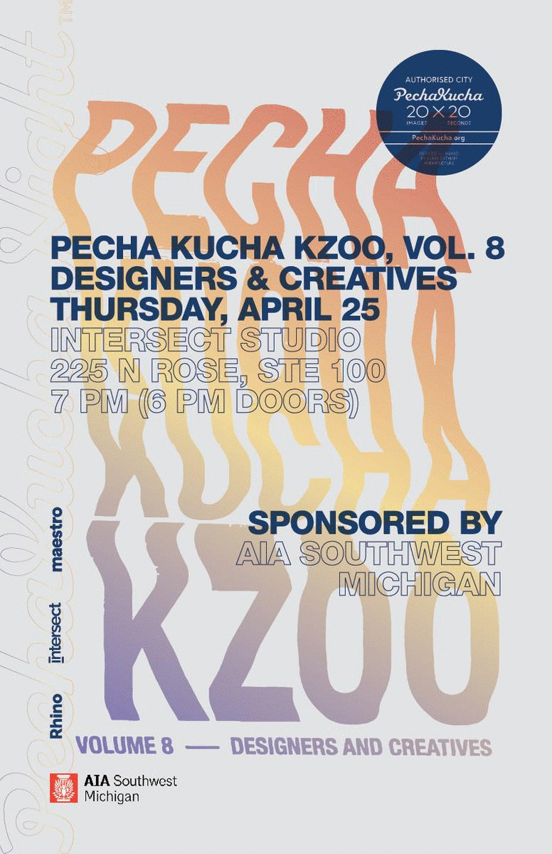 Posters we designed for Pecha Kucha events.